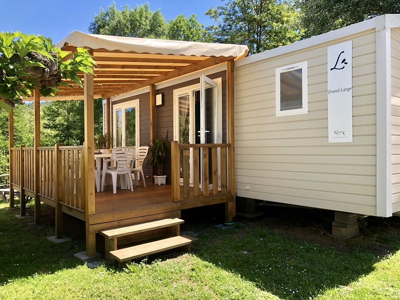 Mobil-home Terrasse