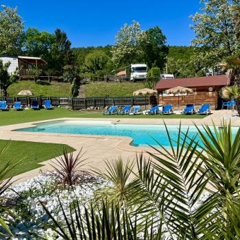 Piscine chauffée camping eau vive