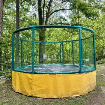 Trampoline camping
